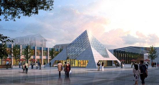 东莞金字塔网架